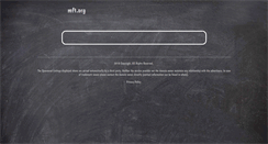 Desktop Screenshot of mft.org